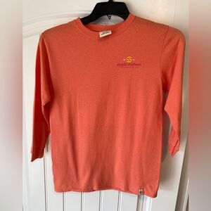 Simply Southern Youth Medium Coral Shirt